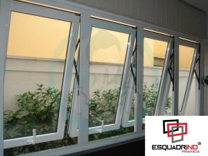 Janela de alumínio maxi ar 4 módulos