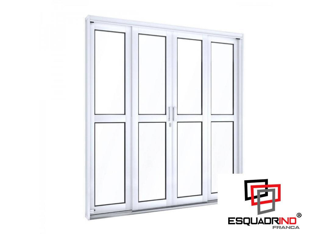 Porta de alumínio de correr 4 folhas - Imagem 3