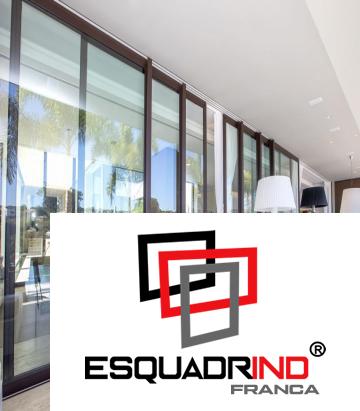 Esquadria de alumínio de correr