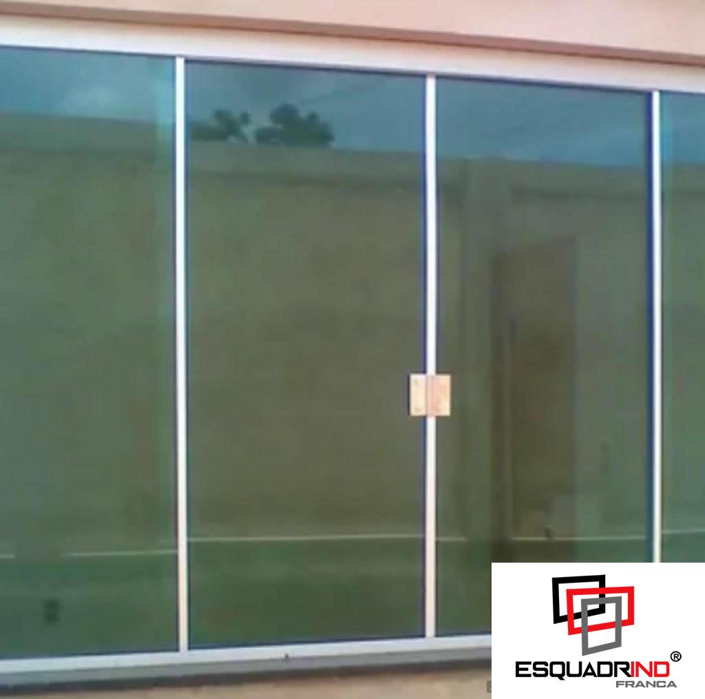 Janela de vidro temperado de correr com fixo de canto - Imagem 5