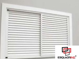 Janela veneziana de alumínio acústica