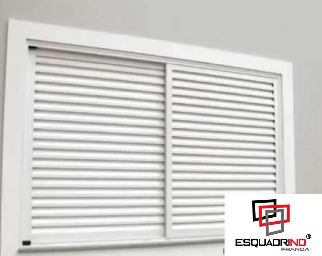 Janela veneziana de alumínio acústica