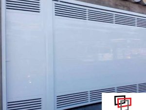 Portão de alumínio basculante