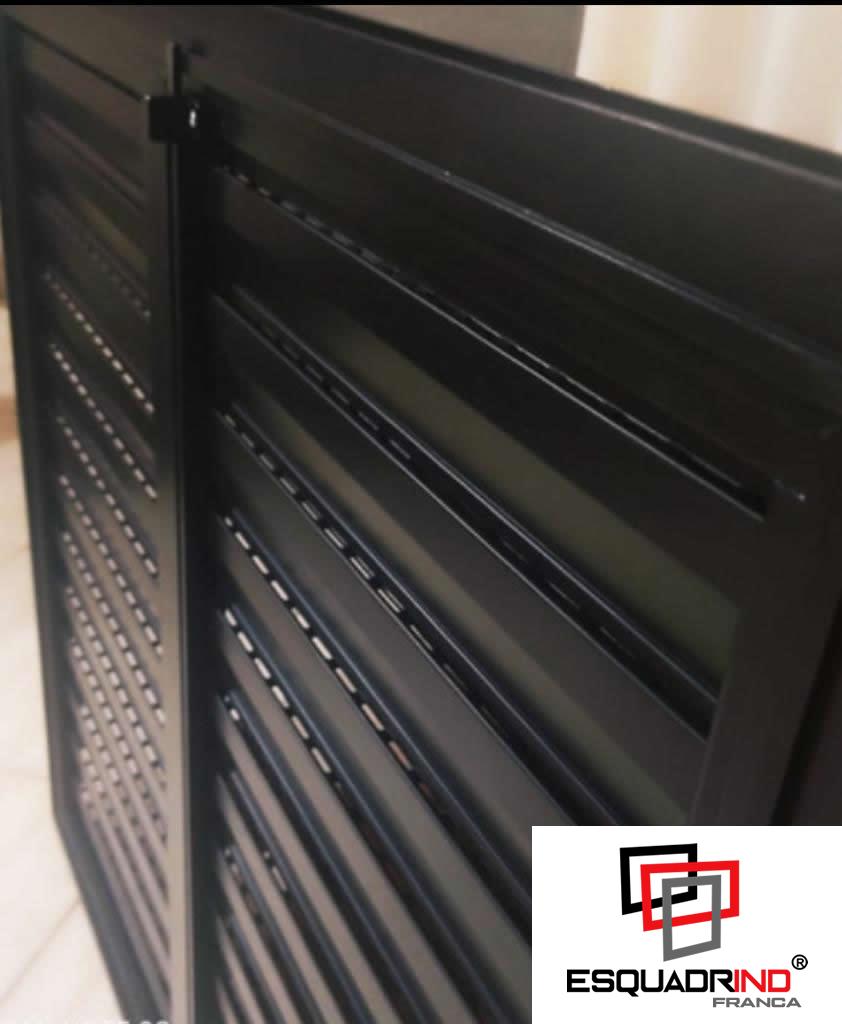 Portinhola de correr ventilada para gás