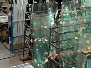 Esquadrias de alumínio com vidros